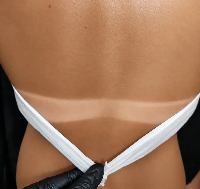 Portfolio fotografija za Airbrush-sprej ten u salonu Deesse lumiere de femme
